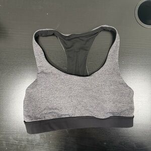 lululemon invigorate bra - grey and black size 6